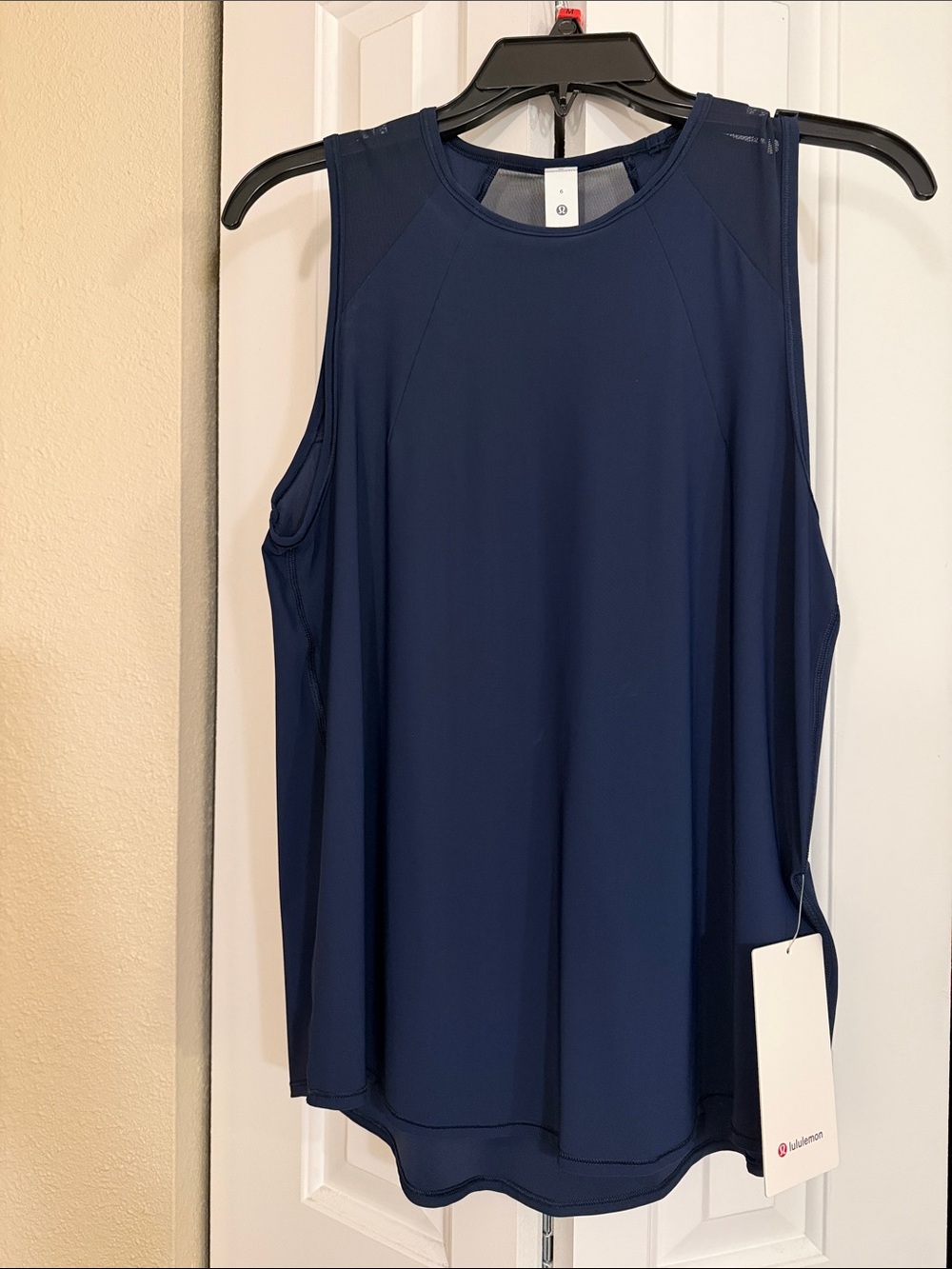 lululemon Sculpt Navy Tank Size 6 NWT
